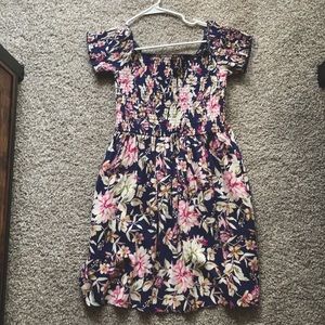 Multi colored dress.